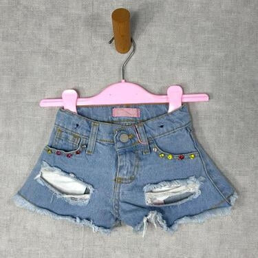Baby-Jeans-Shorts für Mädchen 